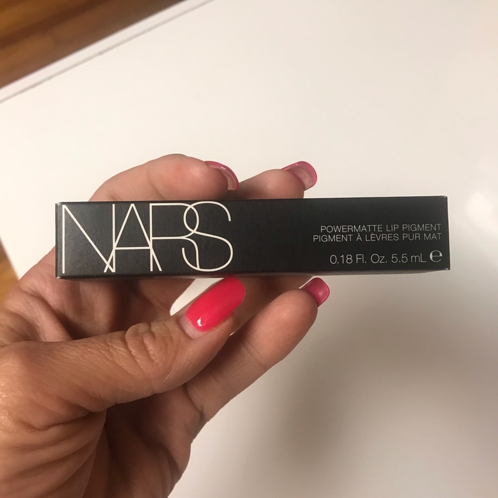 NARS pink matte lipstick